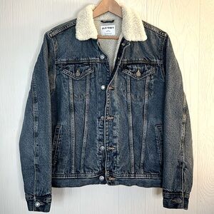 Old Navy Sherpa Lined Jean Trucker Jacket